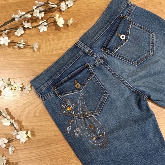 Gorgeous Jeweled Bootcut - Picture 3 of 7